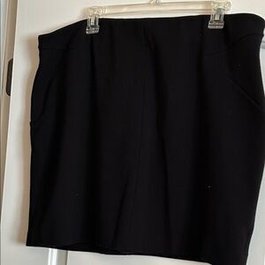 Elle Black A-Line Skirt